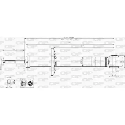 Амортизатор OPEN PARTS SAB8199.12 L 7BC8 1227645691 NQAVXY изображение 0