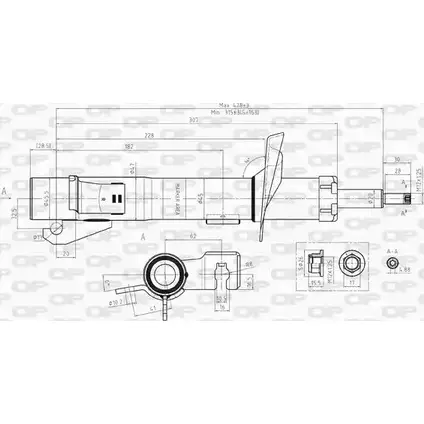 Амортизатор OPEN PARTS VF2MAR9 SAB8229.31 F3 3W6M 1227646759