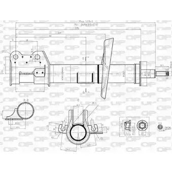 Амортизатор OPEN PARTS SAB8239.31 1227647059 4LOQ TT K80OF изображение 0