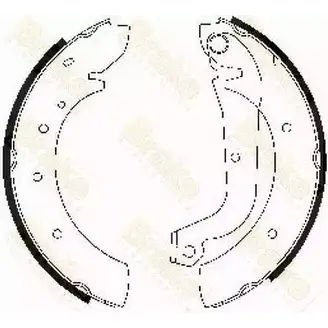 Тормозные колодки, комплект BRAKE ENGINEERING AHQGL 1227784807 IO68F A SH1207