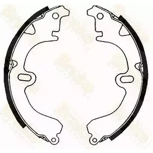 Тормозные колодки, комплект BRAKE ENGINEERING BP YDLH 8C1KMS SH1224 1227785011