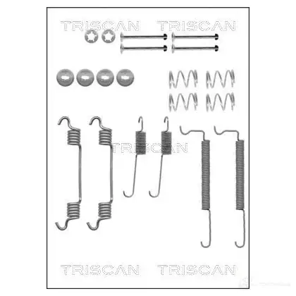 Ремкомплект тормозных накладок TRISCAN KCZG A 1115564 5709147205549 8105242561 изображение 0