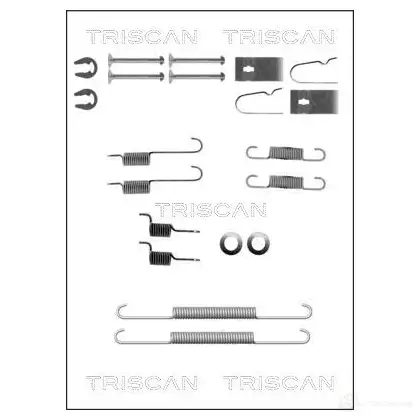 Ремкомплект тормозных накладок TRISCAN PVKGB OE 5709147546925 8105182003 1115467