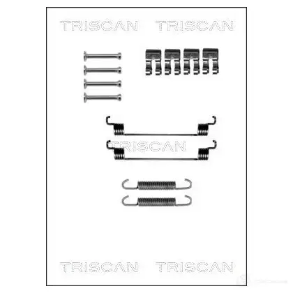 Ремкомплект тормозных накладок TRISCAN 1115388 8105152556 0T NC9 5709147546352 изображение 0