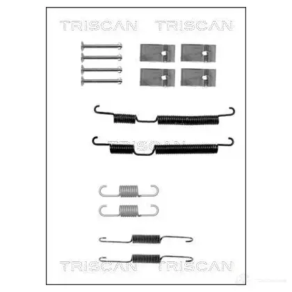Ремкомплект тормозных накладок TRISCAN 1115841 8105432587 HDX NG5 5710476066282 изображение 0