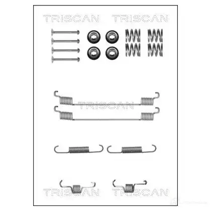 Ремкомплект тормозных накладок TRISCAN TLM JTXU 8105232589 5710476065865 1115529 изображение 0