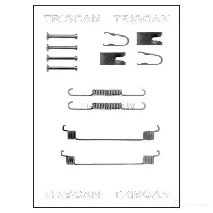 Ремкомплект тормозных накладок TRISCAN U6 ZIZI 5709147546413 8105152557 1115389 изображение 0