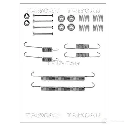 Ремкомплект тормозных накладок TRISCAN 5709147205341 8105112581 MWH2VI Z 1115286 изображение 0