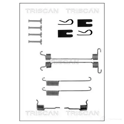 Ремкомплект тормозных накладок TRISCAN 1115430 8105162590 AF THV2 5709147759639 изображение 0