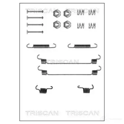 Ремкомплект тормозных накладок TRISCAN R00 M8KS 8105102525 1115211 5709147017746 изображение 0