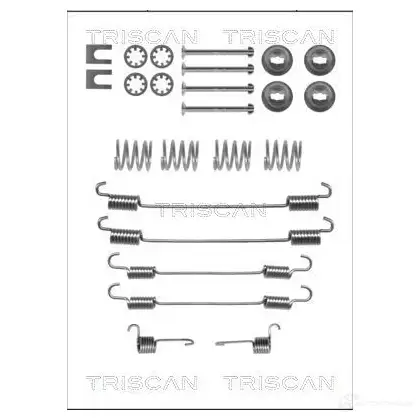 Ремкомплект тормозных накладок TRISCAN 8105102578 1115222 5709147546116 HGTW 999 изображение 0