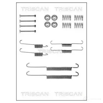 Ремкомплект тормозных накладок TRISCAN V8D VYZ 1115201 5709147016411 8105102031