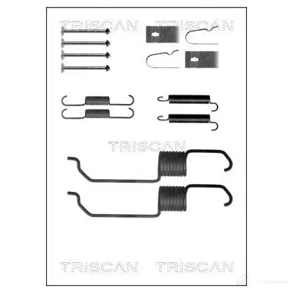 Ремкомплект тормозных накладок TRISCAN 8105102591 Q599 C 1115235 5709147546499 изображение 0