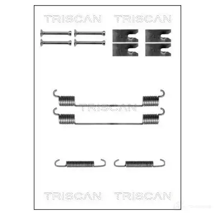Ремкомплект тормозных накладок TRISCAN GLRI LVI 1115238 5709147546635 8105102594 изображение 0