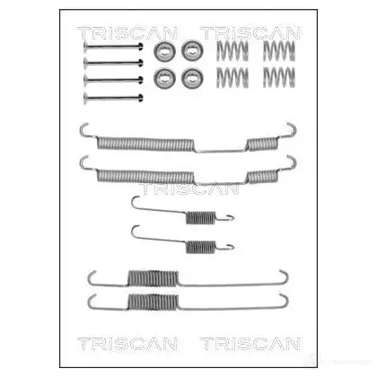 Ремкомплект тормозных накладок TRISCAN 8105252570 5709147546154 JR IVV 1115588 изображение 0