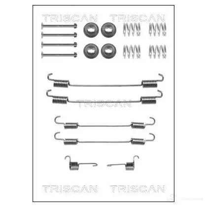 Ремкомплект тормозных накладок TRISCAN K XNBT 8105102579 1115223 5709147546123 изображение 0