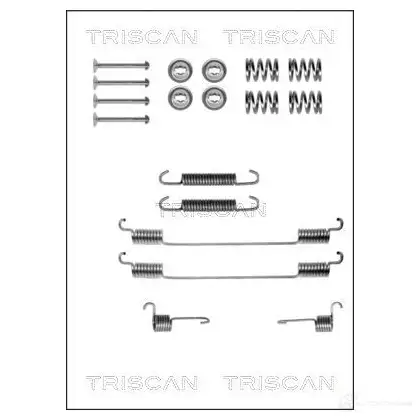 Ремкомплект тормозных накладок TRISCAN 5709147205662 1115384 OSP VY 8105152549 изображение 0