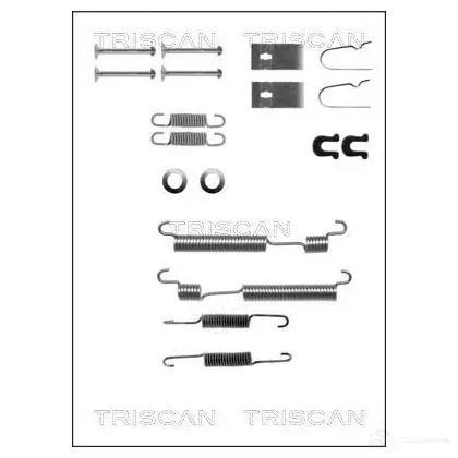 Ремкомплект тормозных накладок TRISCAN W USLQCX 8105102521 1115210 5709147017708 изображение 0