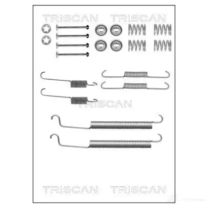 Ремкомплект тормозных накладок TRISCAN X3 46C 1115225 5709147546161 8105102581 изображение 0