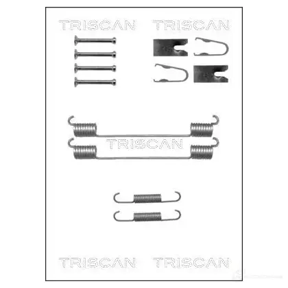 Ремкомплект тормозных накладок TRISCAN 5710476064776 4Y OQR 8105102612 1115256 изображение 0