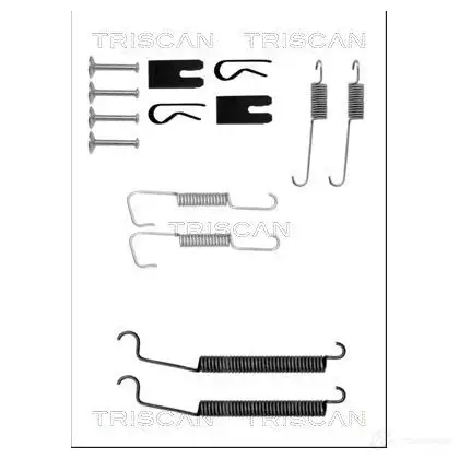 Ремкомплект тормозных накладок TRISCAN 1115623 3WZ T2 5709147546567 8105282569