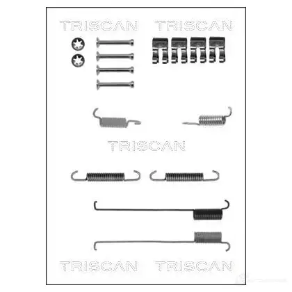 Ремкомплект тормозных накладок TRISCAN JC 9T3ZX 8105102576 5709147546048 1115220