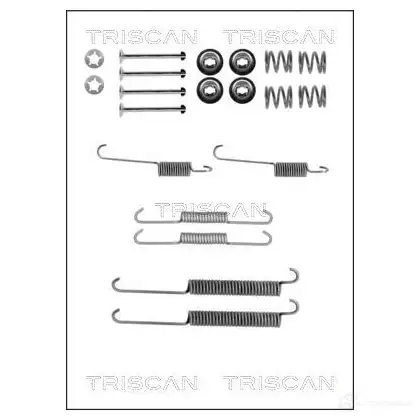 Ремкомплект тормозных накладок TRISCAN D VQETZ 1115622 8105282568 5709147546147 изображение 0