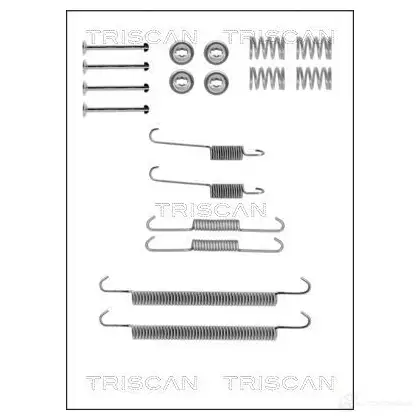 Ремкомплект тормозных накладок TRISCAN 8105102582 1115226 M9O B2 5709147546178 изображение 0