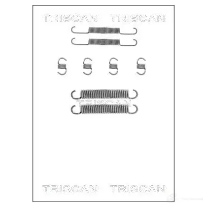 Ремкомплект тормозных накладок TRISCAN 1115913 5709147017760 8105702529 UX RN8 изображение 0