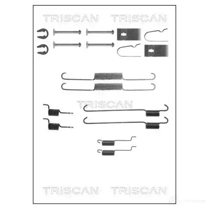 Ремкомплект тормозных накладок TRISCAN 7 YF1AP8 8105102595 5709147546642 1115239 изображение 0