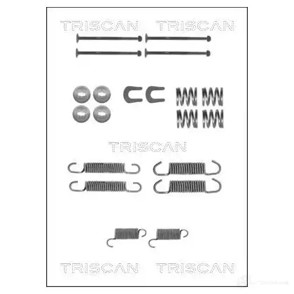 Ремкомплект тормозных накладок TRISCAN 8105102606 1115250 8JTES Z 5709147547076 изображение 0