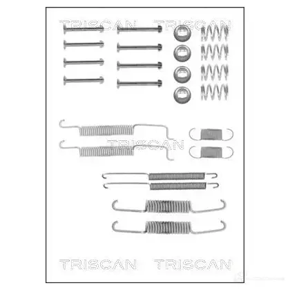 Ремкомплект тормозных накладок TRISCAN 5709147017333 E JX3C 8105292421 1115652 изображение 0