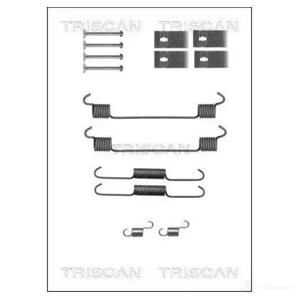 Ремкомплект тормозных накладок TRISCAN X5 UAZZW 8105692003 5709147546987 1115909 изображение 0