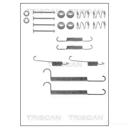 Ремкомплект тормозных накладок TRISCAN 1115554 5709147016664 ZJ 9XA0 8105242184 изображение 0