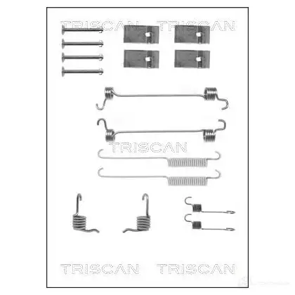 Ремкомплект тормозных накладок TRISCAN 8105162545 T6E GF 1115423 5709147205686 изображение 0