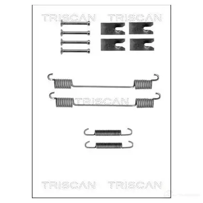 Ремкомплект тормозных накладок TRISCAN 1115245 5709147546840 8105102601 OS 0Q4 изображение 0