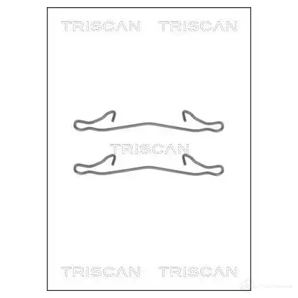 Ремкомплект колодок TRISCAN 8105161563 5709147016305 1115401 AT SF6Y