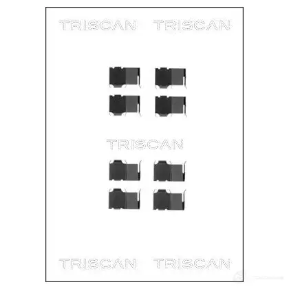 Ремкомплект колодок TRISCAN AR Z1N36 5709147016084 8105101522 1115120