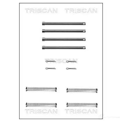 Ремкомплект колодок TRISCAN 8105171003 1115434 5709147550960 Z TNW5X