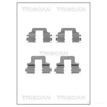 Ремкомплект колодок TRISCAN 1115189 KF Y4Q9K 5709147550373 8105101652