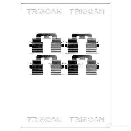 Ремкомплект колодок TRISCAN 8105231602 1115505 5709147551417 JROZ S