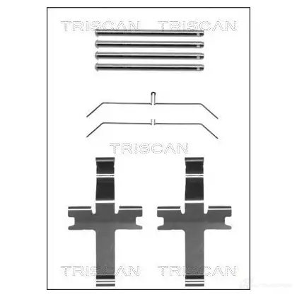 Ремкомплект колодок TRISCAN 8105681535 1115895 ETAXT 7F 5709147552131 изображение 0