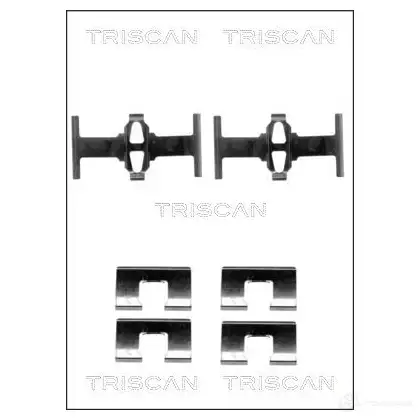 Ремкомплект колодок TRISCAN 1115771 MR B4QUD 8105401615 5709147551790 изображение 0