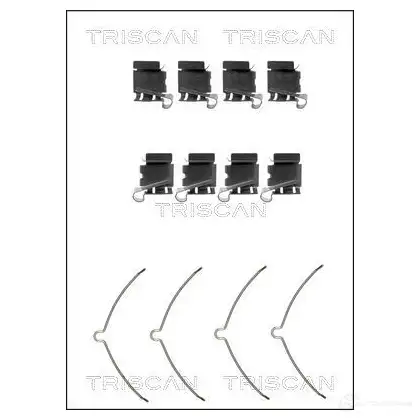 Ремкомплект колодок TRISCAN 8105131635 W 2R51PR 5709147550670 1115311