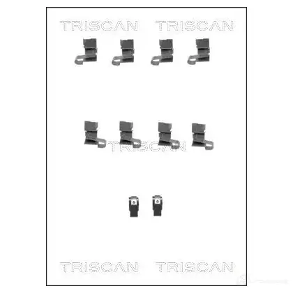 Ремкомплект колодок TRISCAN Z 4CF6B4 5709147552193 8105691619 1115902