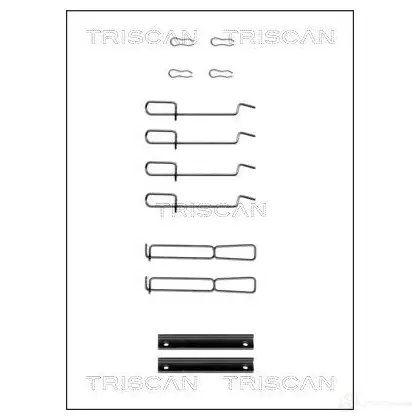 Ремкомплект колодок TRISCAN 8105251594 5709147551516 N3 6SBW 1115575