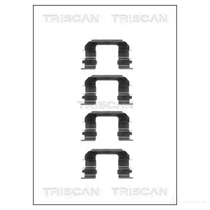 Ремкомплект колодок TRISCAN 8105241604 1115544 5709147551462 QV 9WD изображение 0