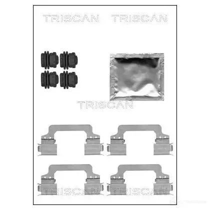 Ремкомплект колодок TRISCAN 5710476065629 1115444 8105171602 2W2 OAJ