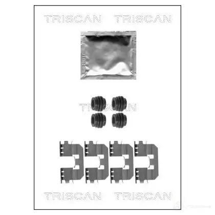Ремкомплект колодок TRISCAN 1115775 3VKI H 8105401619 5710476066084