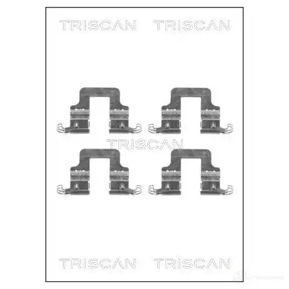 Ремкомплект колодок TRISCAN JZ BGG3P 8105291613 1115642 5710476066046